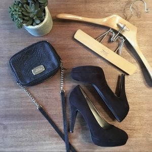Suede Heels